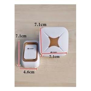 OCASSO FİŞLİ ELEKTRİKLİ KABLOSUZ KAPI ZİLİ