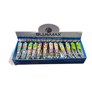 BLUEMAX KÜÇÜK TIRNAK MAKASI RENKLİ 24LÜ