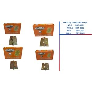 SEBAT-İŞ YAPRAK MENTEŞE 2 NO*75 DZ