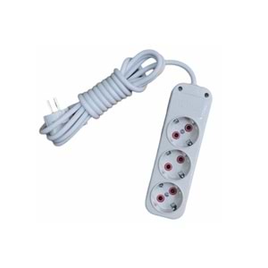 ÖNDER TOPRAKLI 3 LÜ 3 METRE GRUP PRİZ EKO (60)