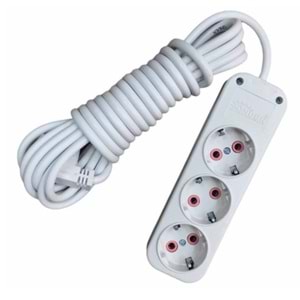 ÖNDER TOPRAKLI 3 LÜ 5 METRE GRUP PRİZ EKO (60)