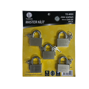 TUDOR MASTER KİLİT 5Lİ 50*