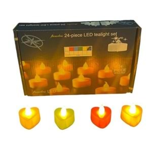 PİLLİ LEDLİ MUM AMPÜL RENKLİ