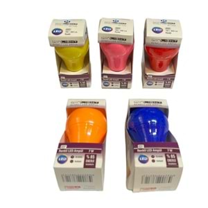 WINLIGHT 7W RENKLİ AMPÜL