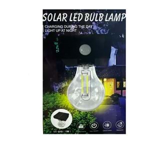 SOLAR SENSOR GÜNEŞ ENERJİLİ LED AMPUL