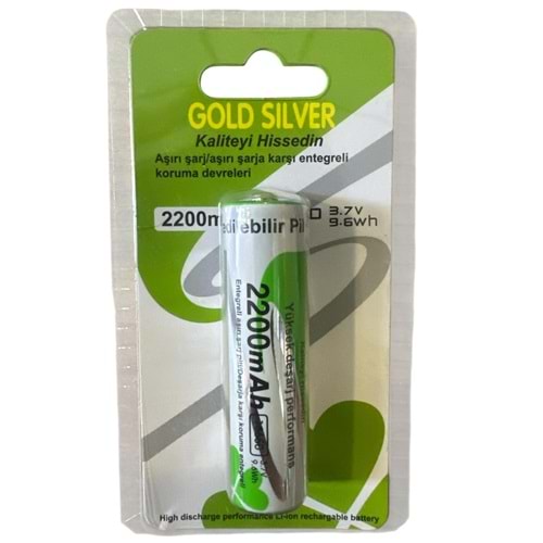 GOLD SILVER 2200 MAH PİL