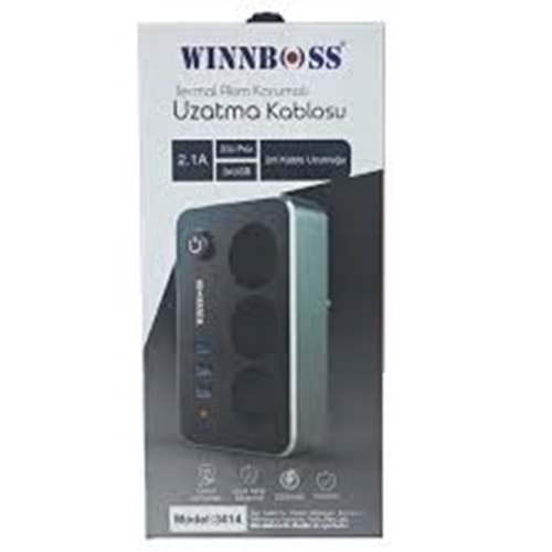 WINNBOSS 3414 AKIM KORUMALI UZATMA KABLOSU