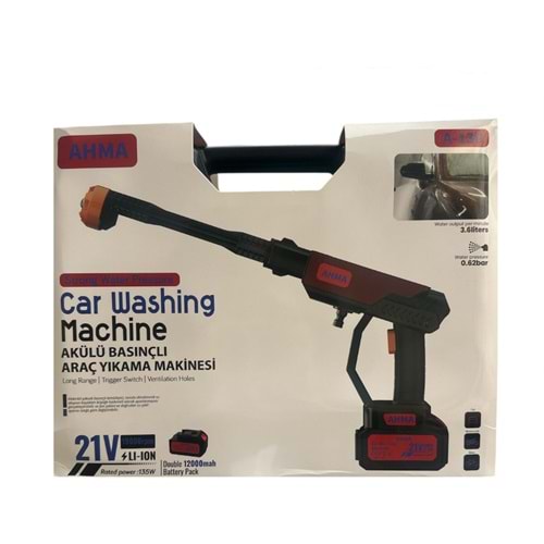 AHMA AKÜLÜ BASINÇLI ARAÇ YIKAMA MAKİNESİ