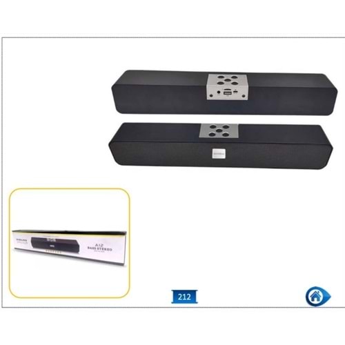A12 BT/FM/USB BASS SPEAKER İNCE UZUN