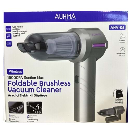 AUHMA ARAÇ İÇİ ELEKTRİKLİ SÜPÜRGE