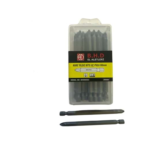 BHD PH 2*100 MM BİTS UÇ (20)