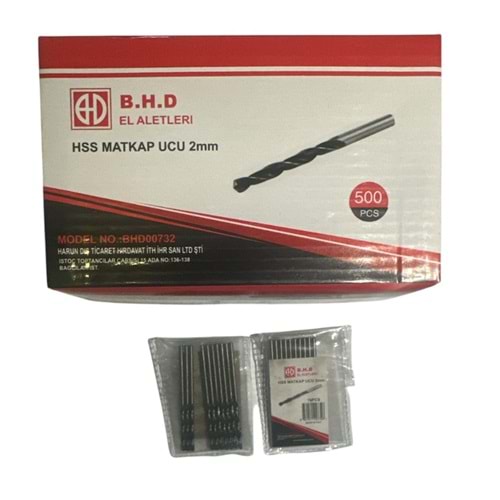 BHD 2 MM HSS UÇ