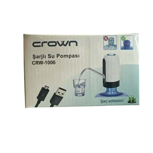 CROWN ŞARJLI DAMACANA SU POMPASI