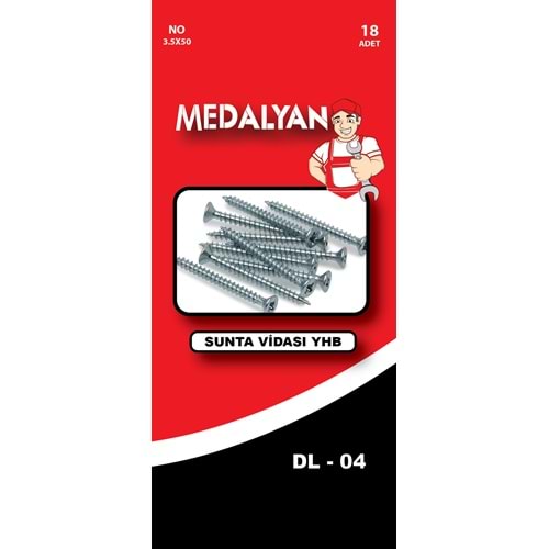 MEDALYAN 3.5*50 SUNTA VİDASI