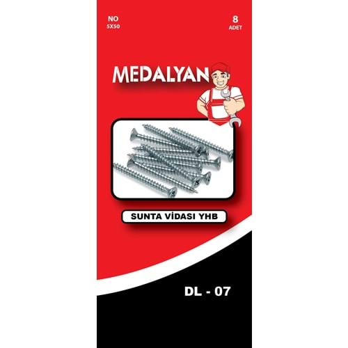 MEDALYAN 5*50 SUNTA VİDASI