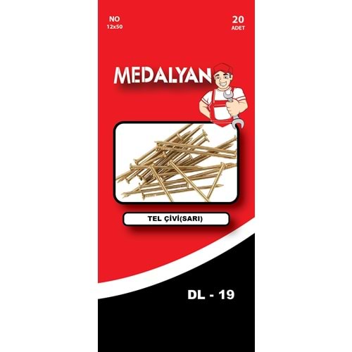 MEDALYAN 12*50 ÇELİK ÇİVİ