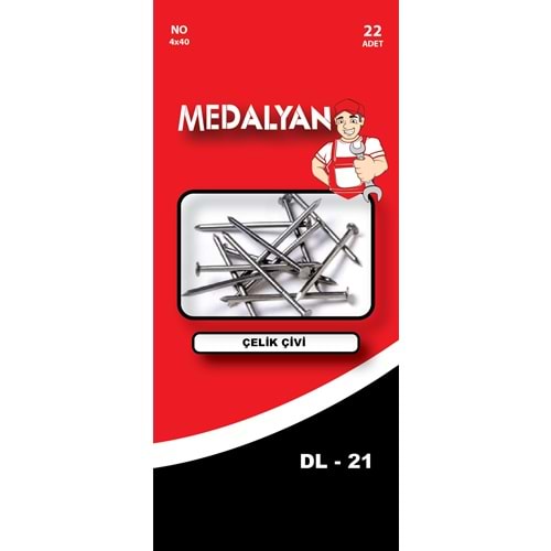MEDALYAN 4*40 BETON ÇİVİSİ