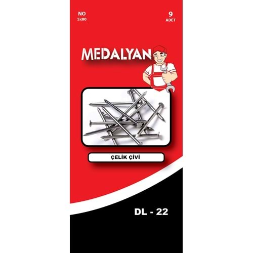 MEDALYAN 5*80 BETON ÇİVİSİ