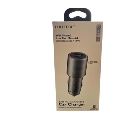 FULLTECH 53W USB-C+A OTO ŞARJ