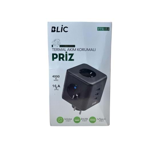 BLİC TERMAL AKIM KORUMALI PRİZ