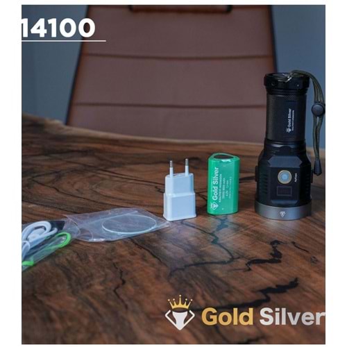 GOLD SILVER 50W ŞARJLI EL FENERİ