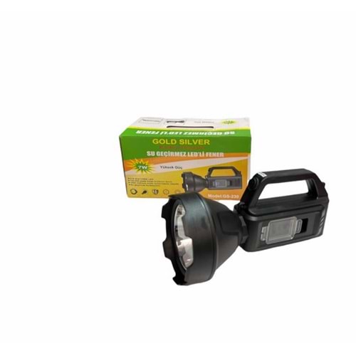 GOLD SILVER 7W SU GEÇİRMEZ LED FENER (60)