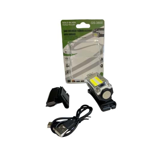 GOLD SILVER YAĞMUR GEÇİRMEZ KAFA FENERİ (120)