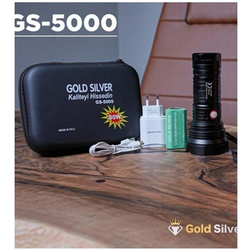 GOLD SILVER 80W ZUMLU ALÜMİNYUM FENER