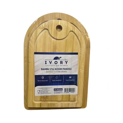IVORY BAMBU İKİLİ KESİM PANOSU 24*