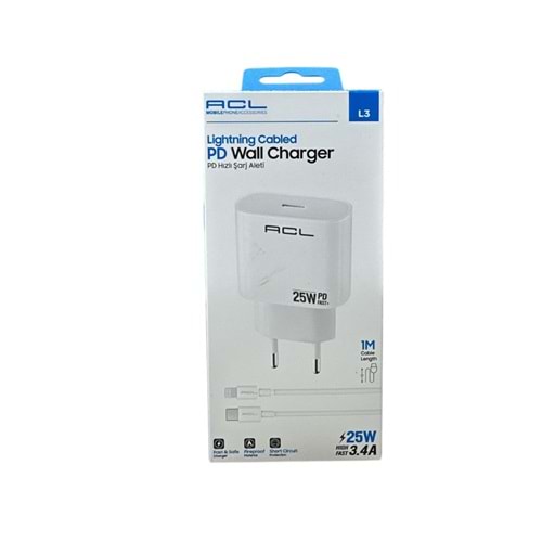 ACL IPHONE HIZLI ŞARJ ALETİ 25W