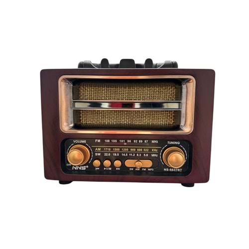 NNS PG-NS6637BT BLUETOOTH NOSTALJİ RADYO