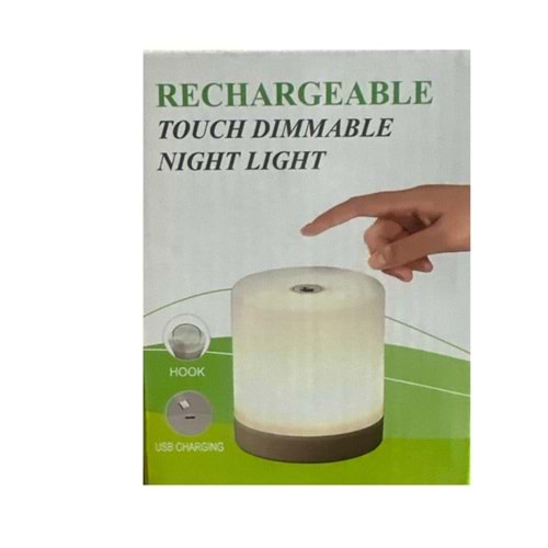 RECHARGEABLE DOKUNMATİK LED LAMBA