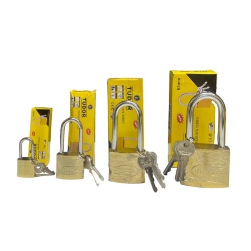 TUDOR ASMA KİLİT SARI UZUN 32 MM