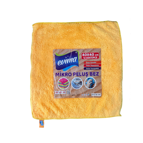 TEMSAN EVİMA MİKRO PELÜŞ BEZ 40*40 (12)