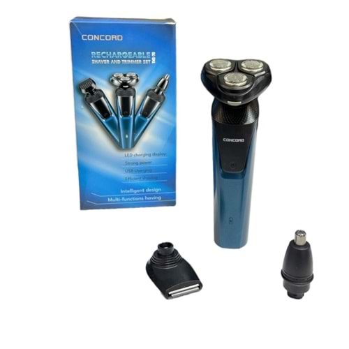 CONCORD 3IN1 TIRAŞ MAKİNESİ