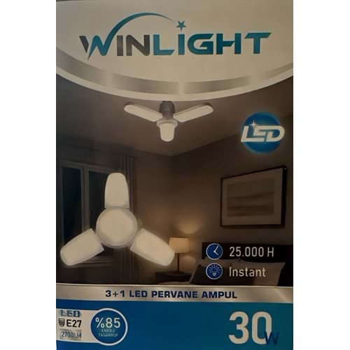 WINLIGHT 30W KÜÇÜK PERVANE AMPUL (72 PCS)