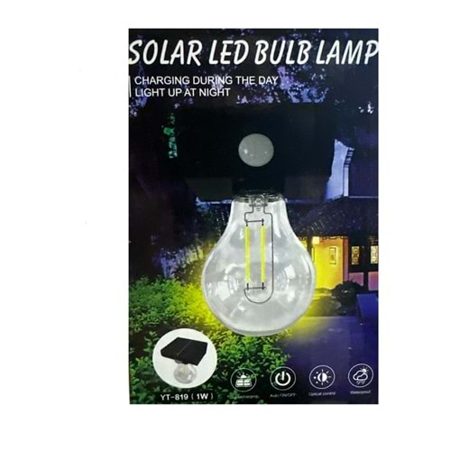 SOLAR SENSOR GÜNEŞ ENERJİLİ LED AMPUL