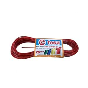 TESA PVC KAPLI ÇELİK ÇAMAŞIR İPİ 20 METRE (12)